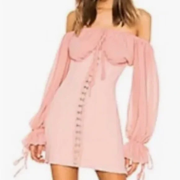 nbd corset dress NBD White Stretch Crepe Corset Mini Dress XS